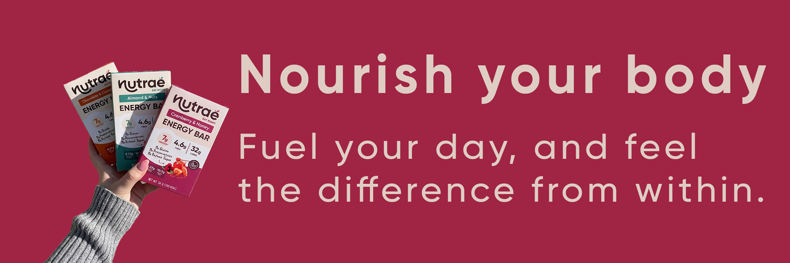 Nutraé - Nourish your body. Fuel your day, and feel the difference from within.